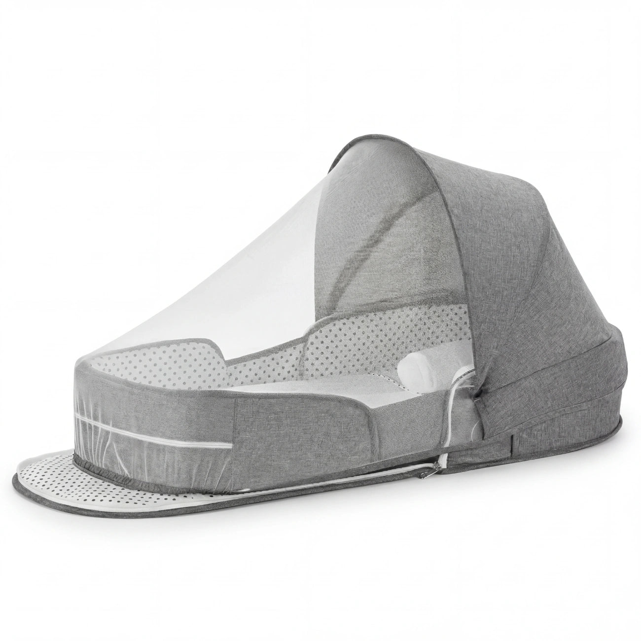 Baby Nest Travel Cot – Foldable with Sun Canopy 0-12 Months