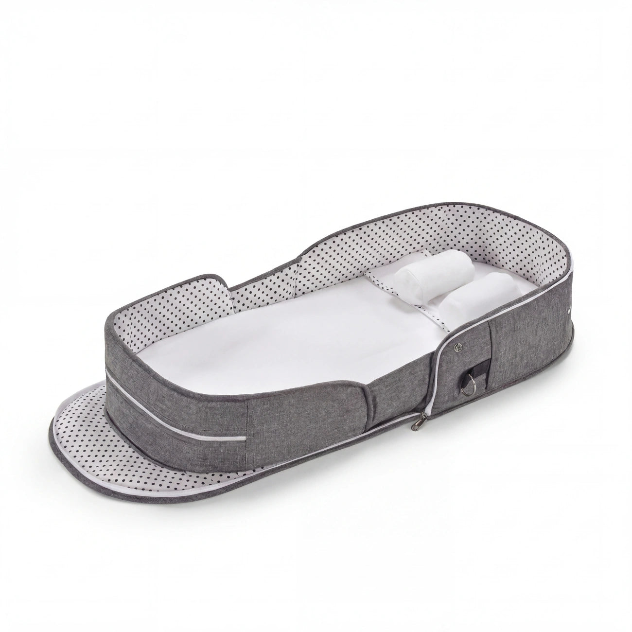 Baby Nest Travel Cot – Foldable with Sun Canopy 0-12 Months