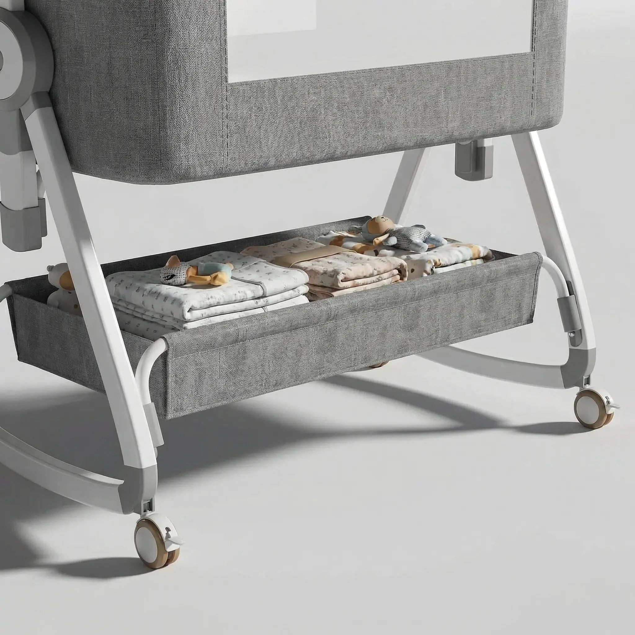 Luxury Adjustable Baby Cot - Bedside Co-Sleeper